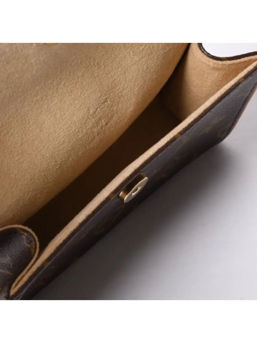 Louis Vuitton Waist Shoulder Bag Monogram Pochette Florentine Brown